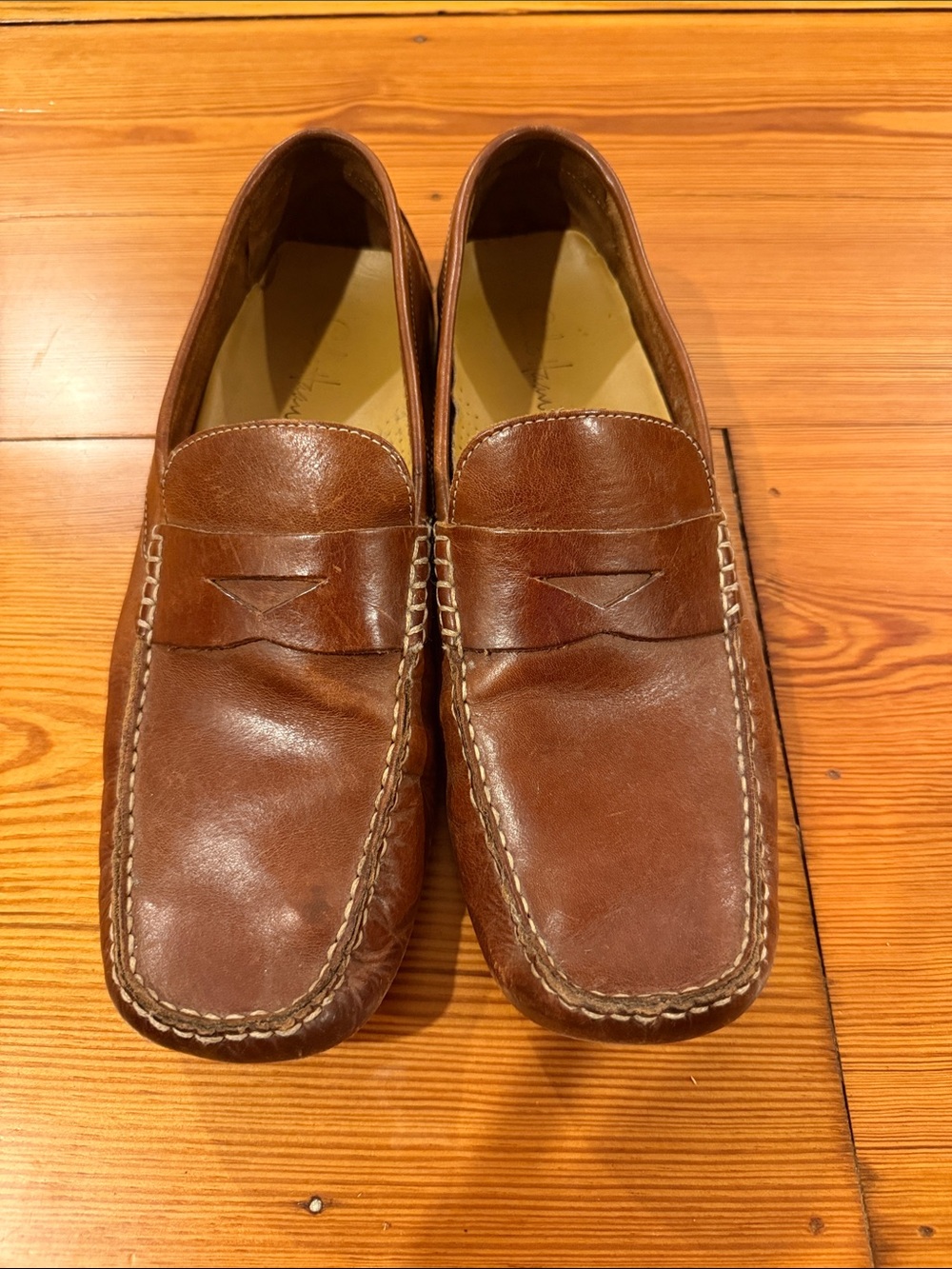 Men's Brown Cole haan leather loafers